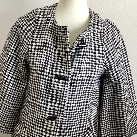 \H&M\ Houndstooth Draping Coat - Picture 3 of 16
